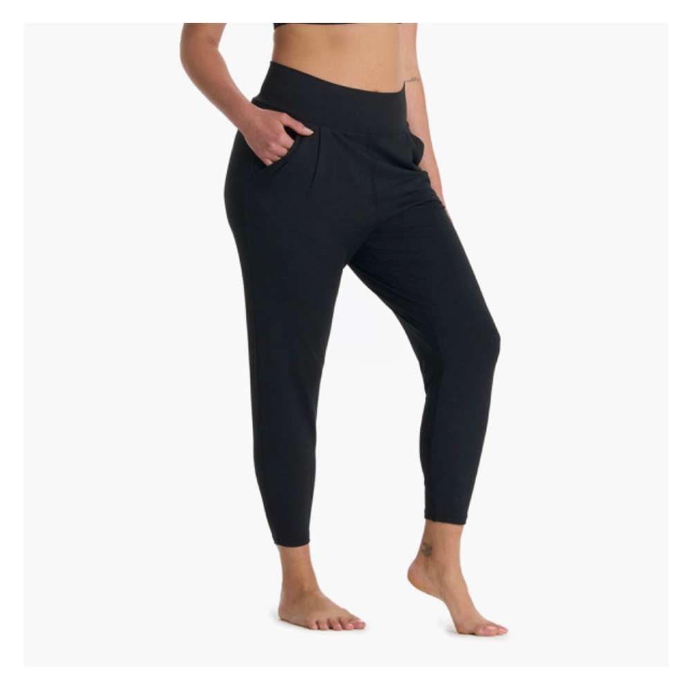 Vuori black harem pants